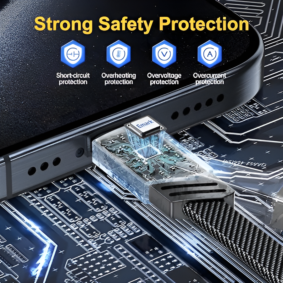 DSSB® 4-in-1 Fast Charging Cable 65W + 27W